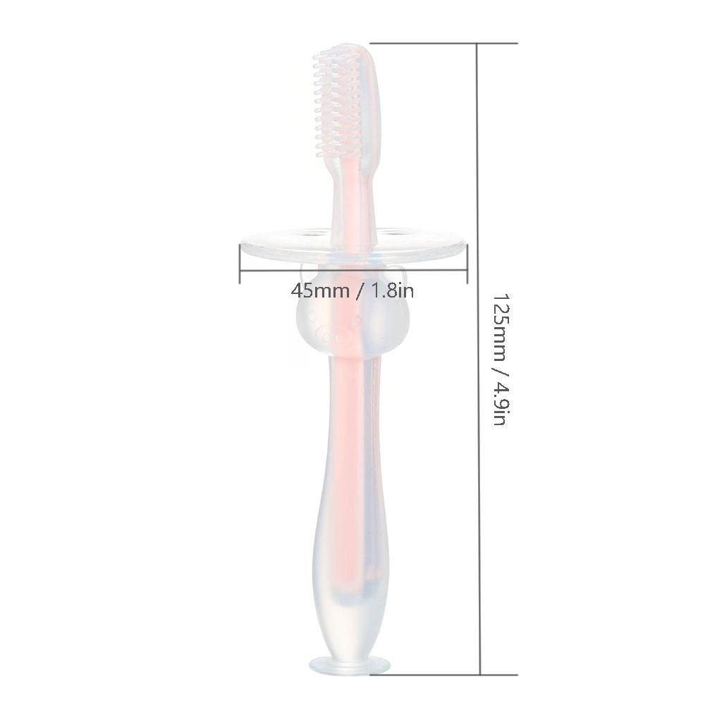 Baby Toothbrush Children Teeth Clear Soft Silicone