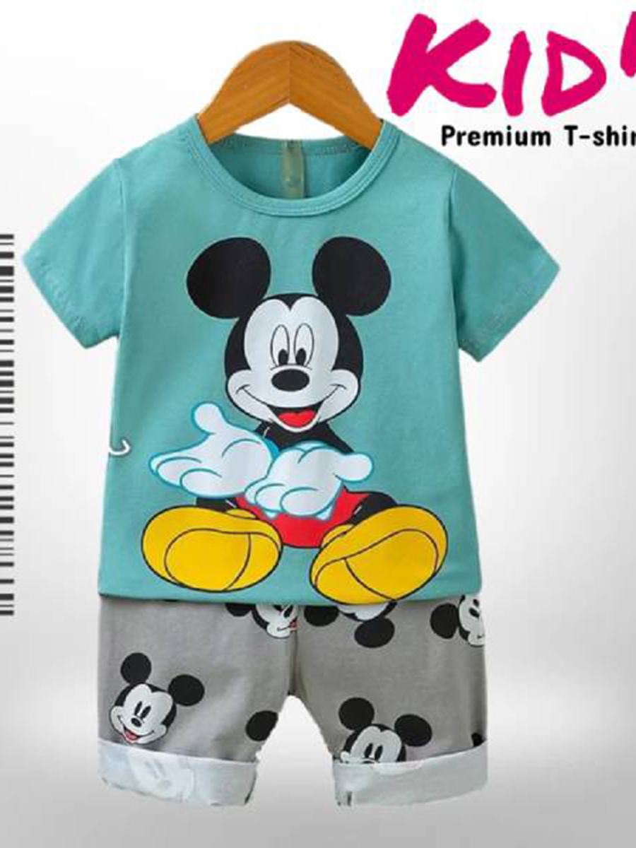 Big Boy Micky Baby & Kids Super Cozy T-shirt Set